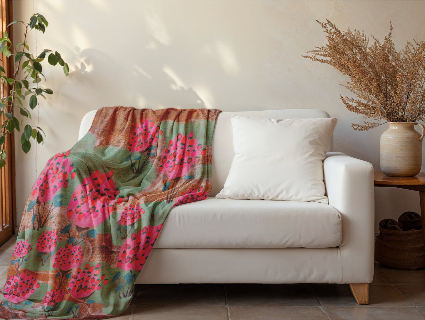 For the Love of Berry – Velveteen Plush Blanket (50″ × 60″)