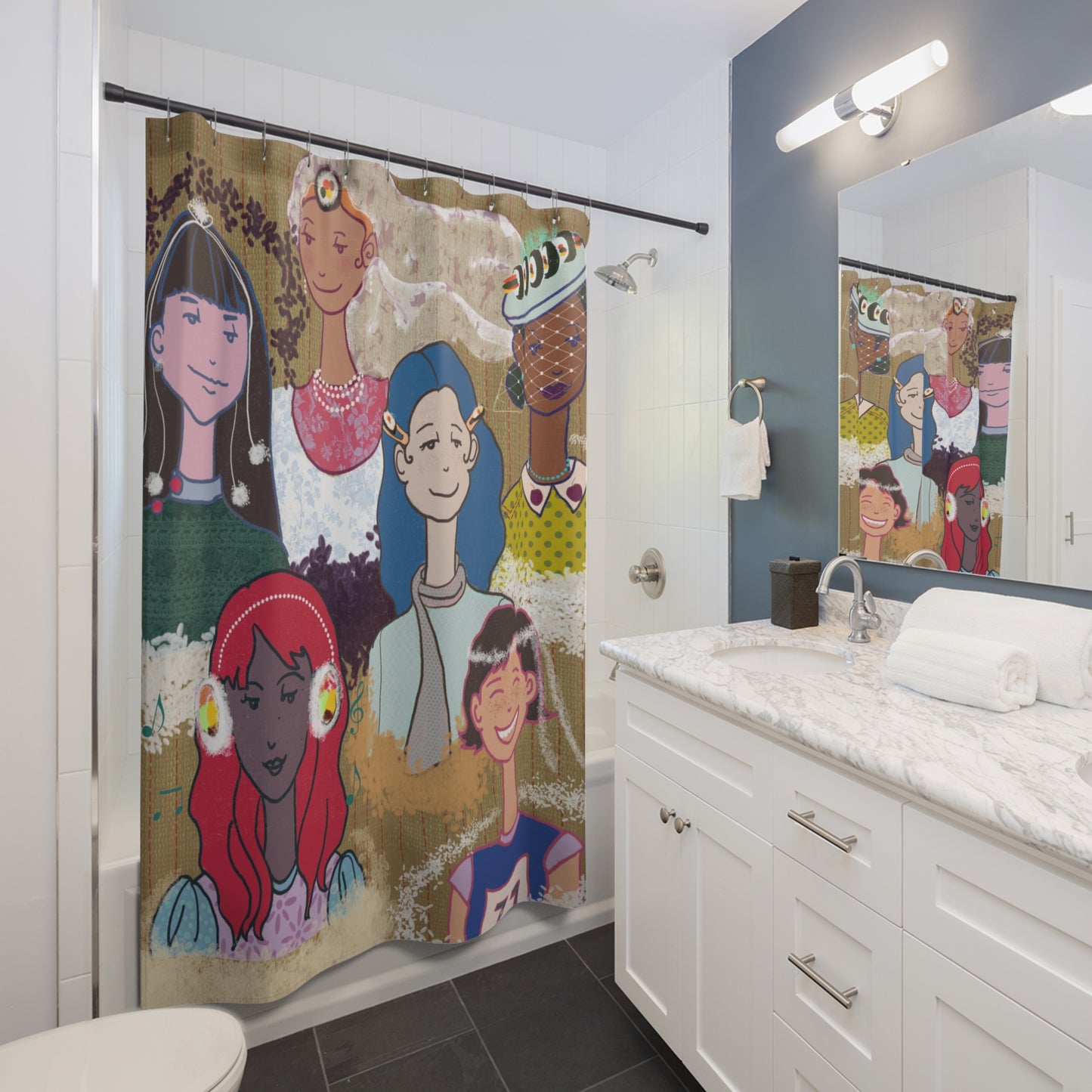 Rice to Meet You β LALATOWN Shower Curtain