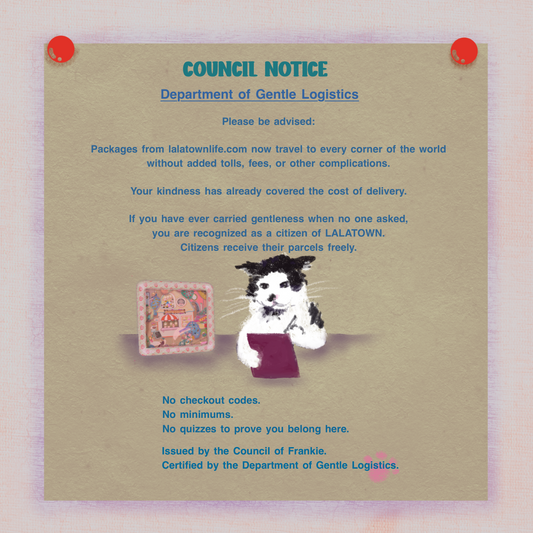 A Small Note from Me (and the Council of Frankie)