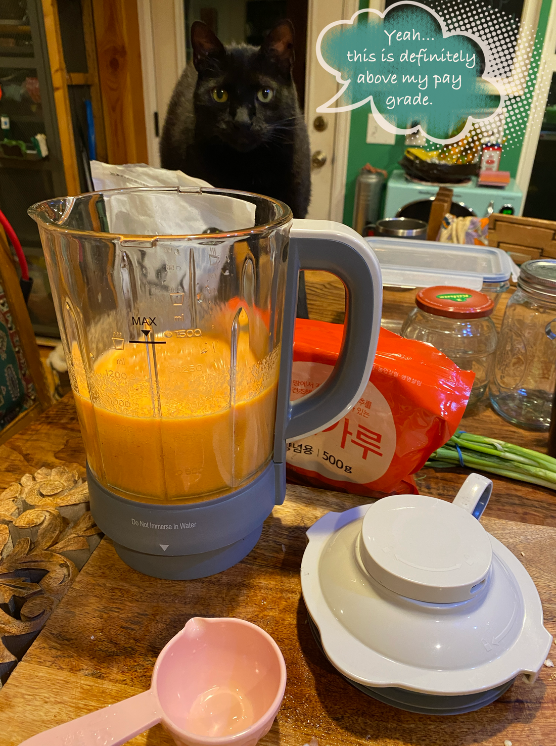 POV: You’re making kimchi at 10 o’clock and it gets emotional