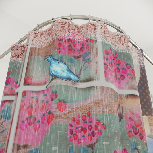 Rainy Window – LALATOWN Shower Curtain