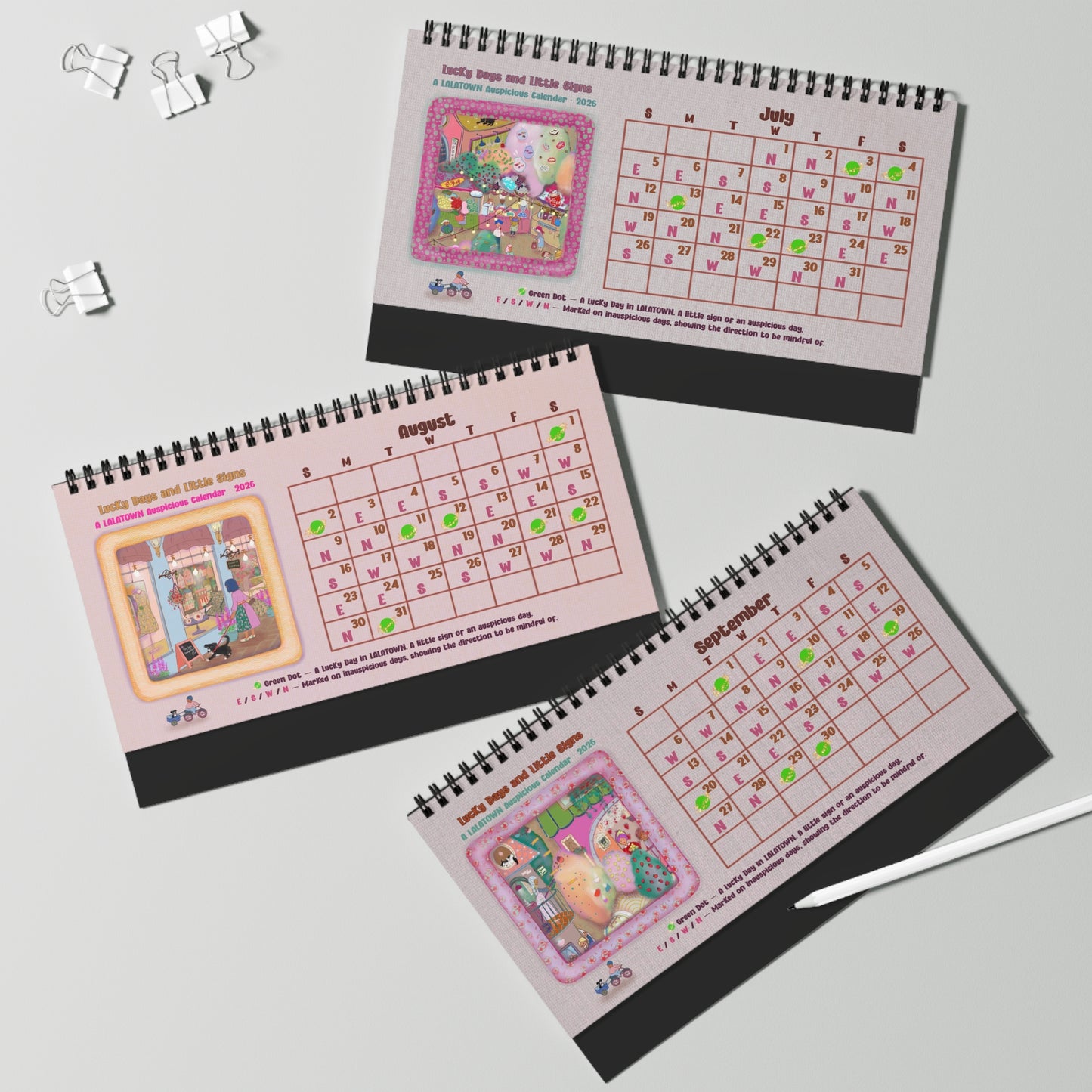 Copy of Auspicious Day & Everyday Magic — LALATOWN 2026 Desktop Calendar (Sweet Dream Edition)