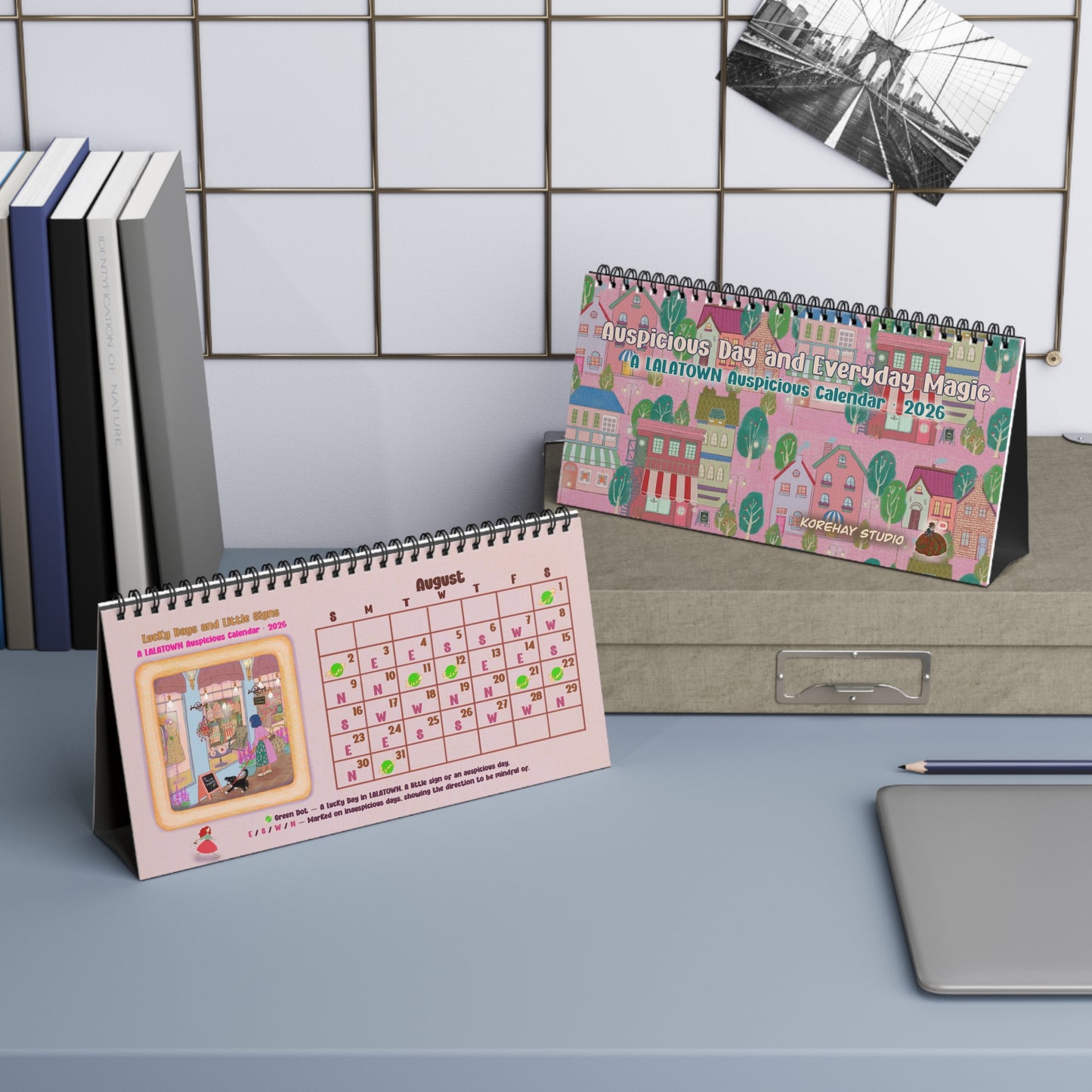 Copy of Auspicious Day & Everyday Magic — LALATOWN 2026 Desktop Calendar