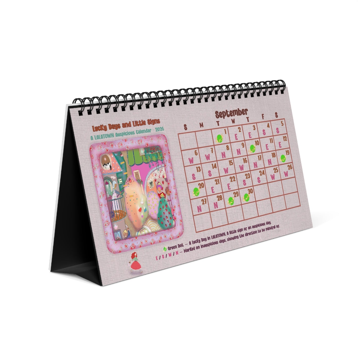 Copy of Auspicious Day & Everyday Magic — LALATOWN 2026 Desktop Calendar