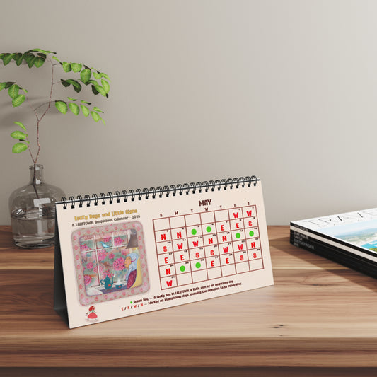 Auspicious Day & Everyday Magic — LALATOWN 2026 Desktop Calendar