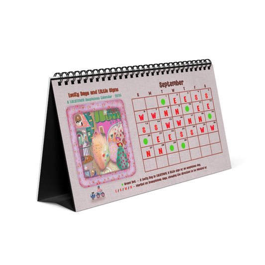 Auspicious Day & Everyday Magic — LALATOWN 2026 Desktop Calendar (Sweet Dream Edition)