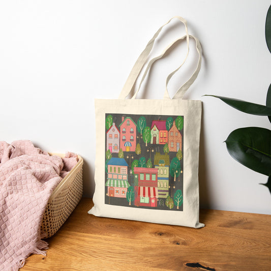 Sweet Dream of LALATOWN – Cotton Canvas Tote Bag | LALA and Stitch