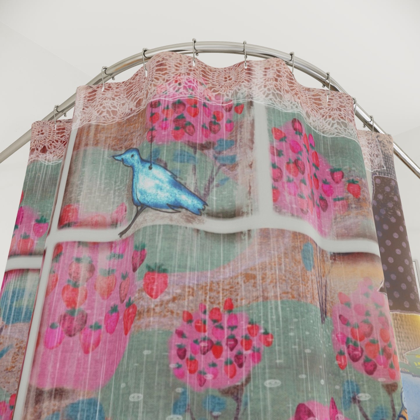 Rainy Window in LALATOWN – Shower Curtain