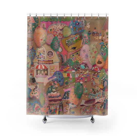 Welcome to My LALATOWN – Shower Curtain