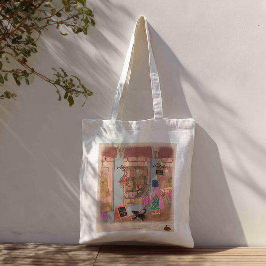 Shopping Day in LALATOWN Tote