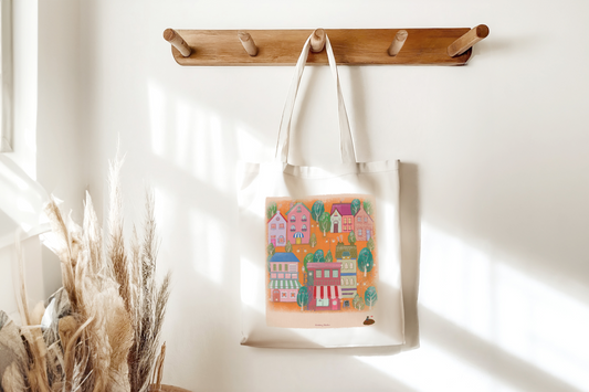 Sun-Kissed Orange Sky in LALATOWN