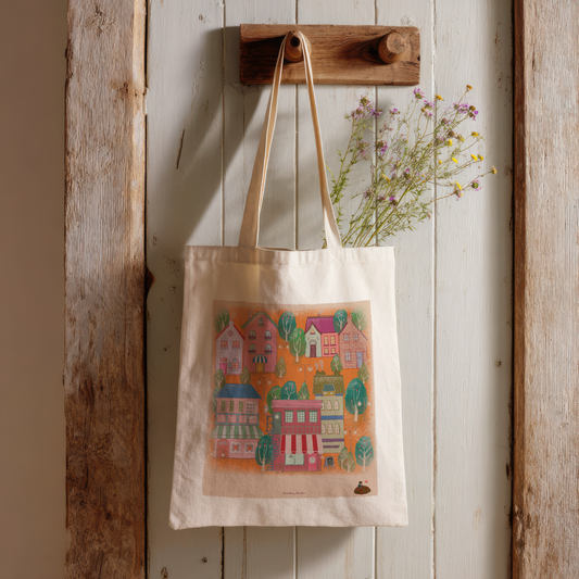 Sun-Kissed Orange Sky in LALATOWN