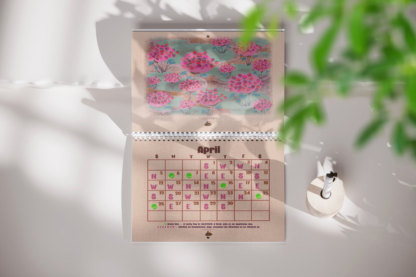 The LALATOWN Auspicious Day & Everyday Magic Calendar 2026