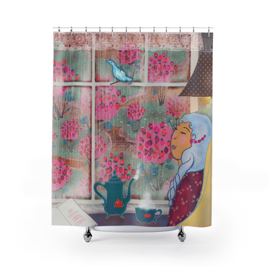 Rainy Window – LALATOWN Shower Curtain