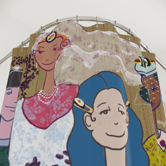 Rice to Meet You – LALATOWN Shower Curtain
