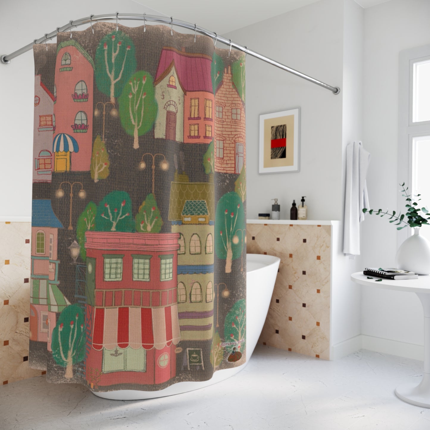 Sweet Dream of LALATOWN — Shower Curtain