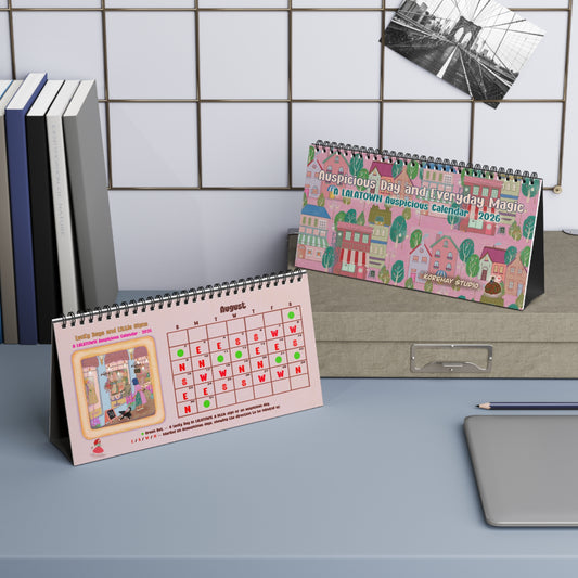 Auspicious Day & Everyday Magic — LALATOWN 2026 Desktop Calendar