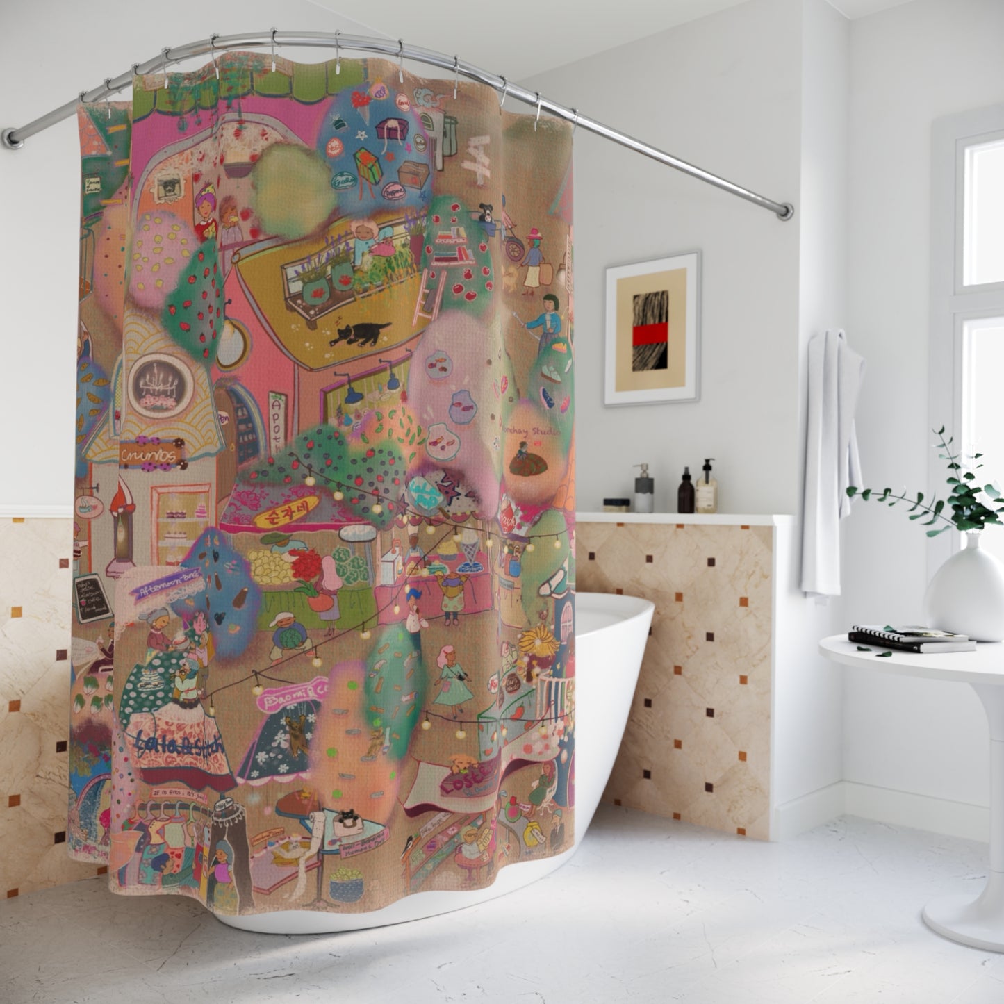 Welcome to My LALATOWN – Shower Curtain