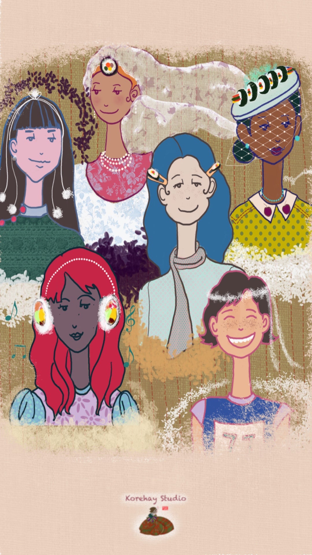 LALATOWN Mobile Gallery — Complimentary 7-Wallpaper Edition for the Ones Who Stayed Kind